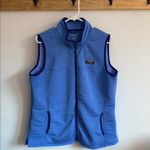 L.L. Bean Light Blue Quilted Vest
